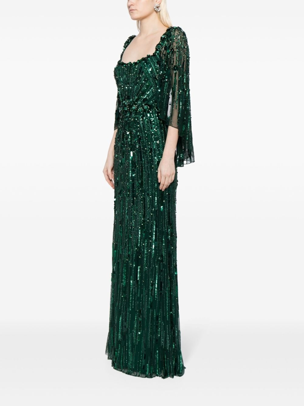 Brightstar sequin-embellished gown - 3
