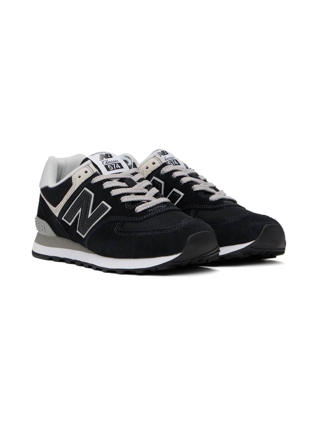Black 574 Core Sneakers - 4
