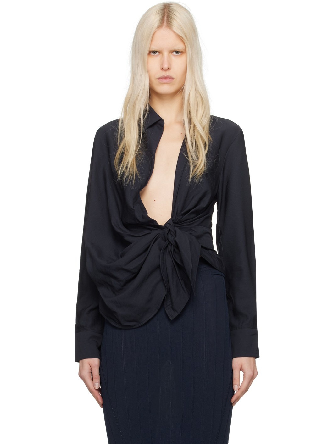 Navy 'La Chemise Bahia' Shirt - 1