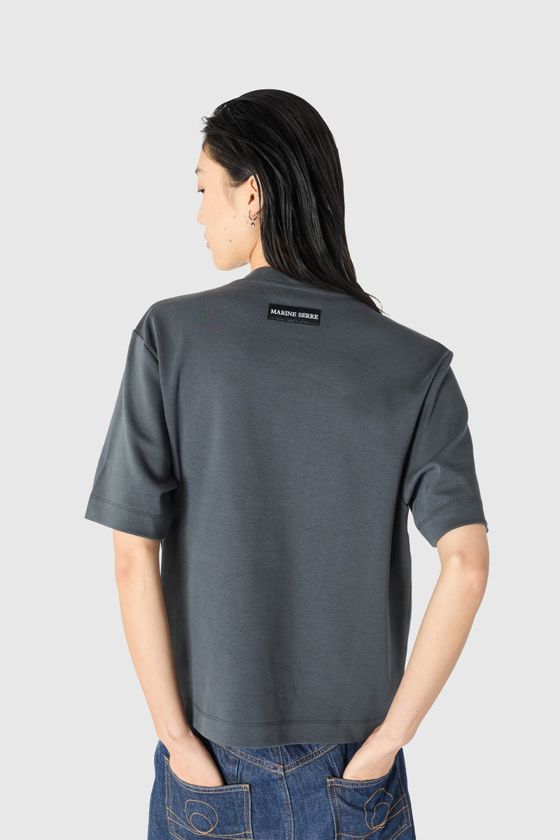 Scout patches crewneck t-shirt organic cotton 8