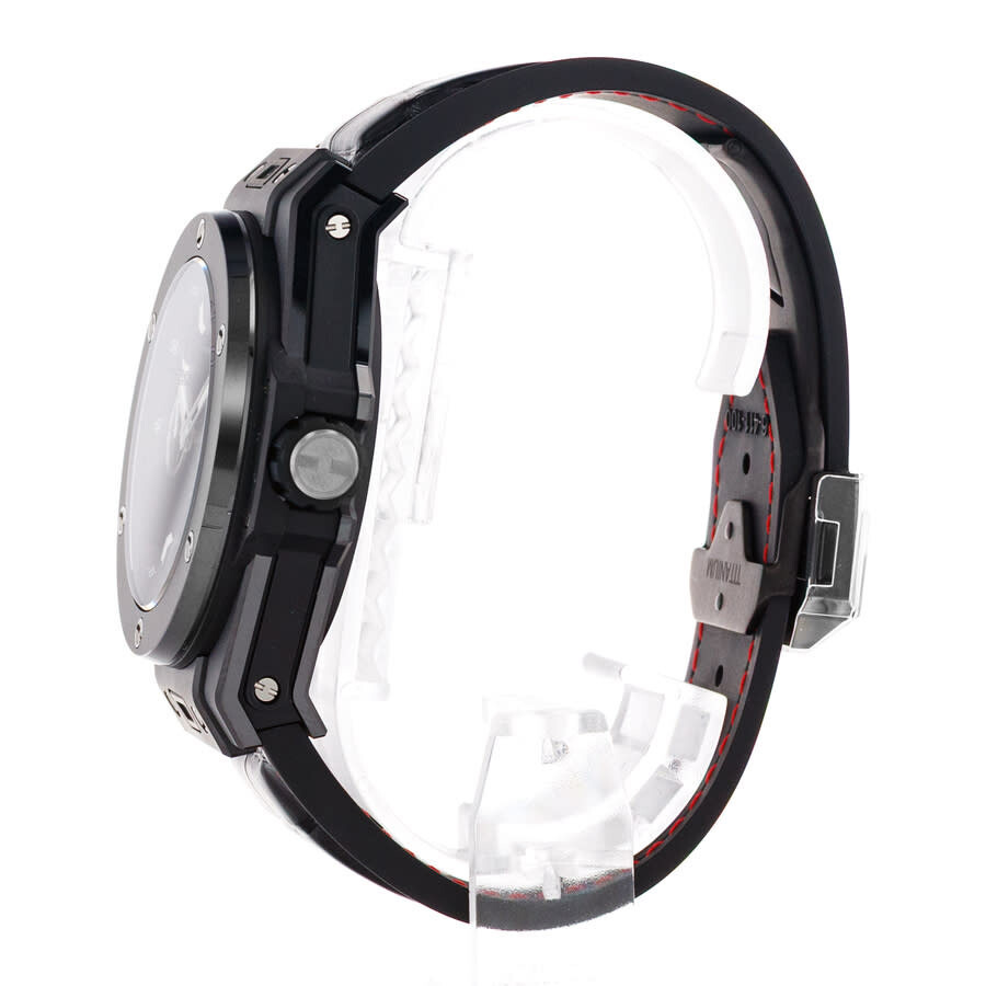 Pre-owned Hublot Big Bang Meca-10 Black Magic Matt Black Skeleton Dial Men's Watch 414.CI.1123.RX - 5