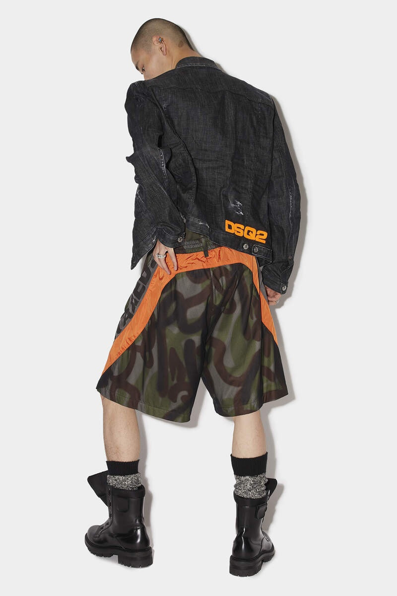 DSQUARED2 CAMO MESH SHORTS outlook