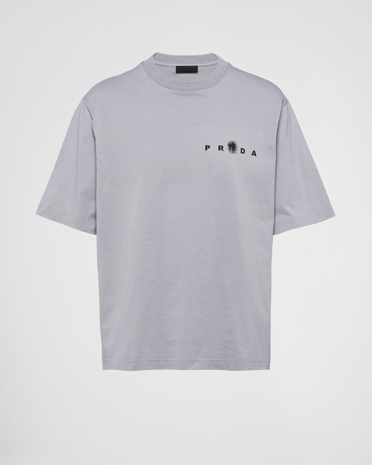 Printed cotton T-shirt - 1