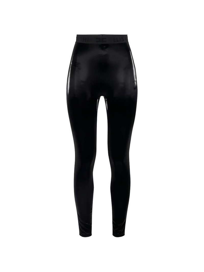 logo-elasticated leggings 1