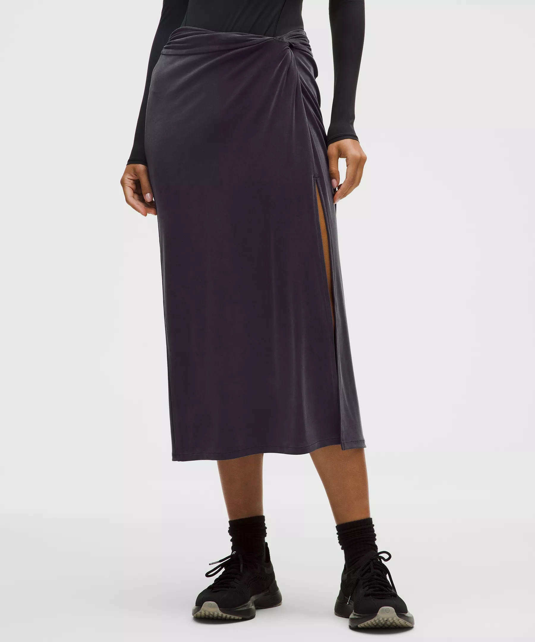 Drapey Softstreme Midi Skirt - 2