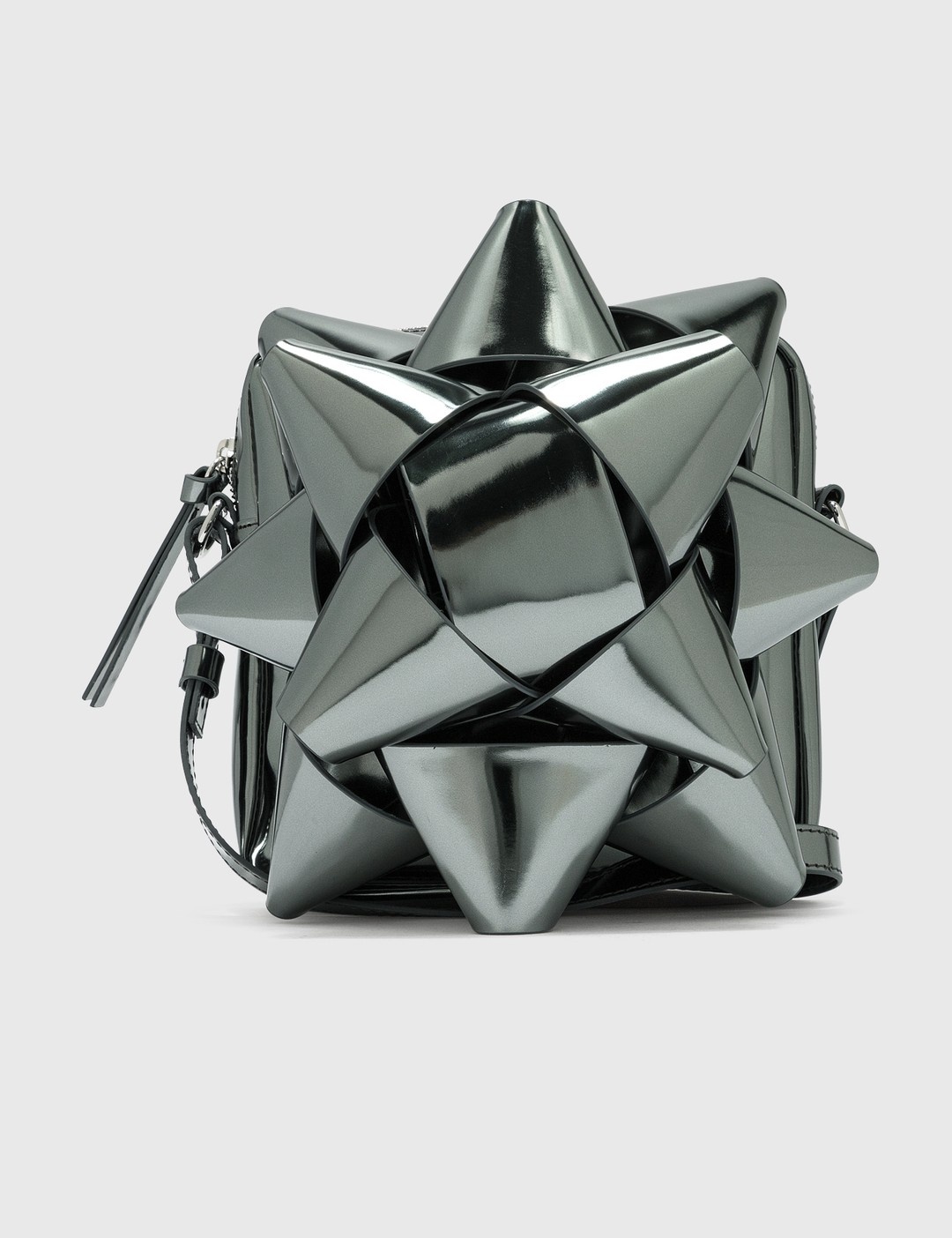 METALLIC GIFT BOW CROSSBODY BAG - 1