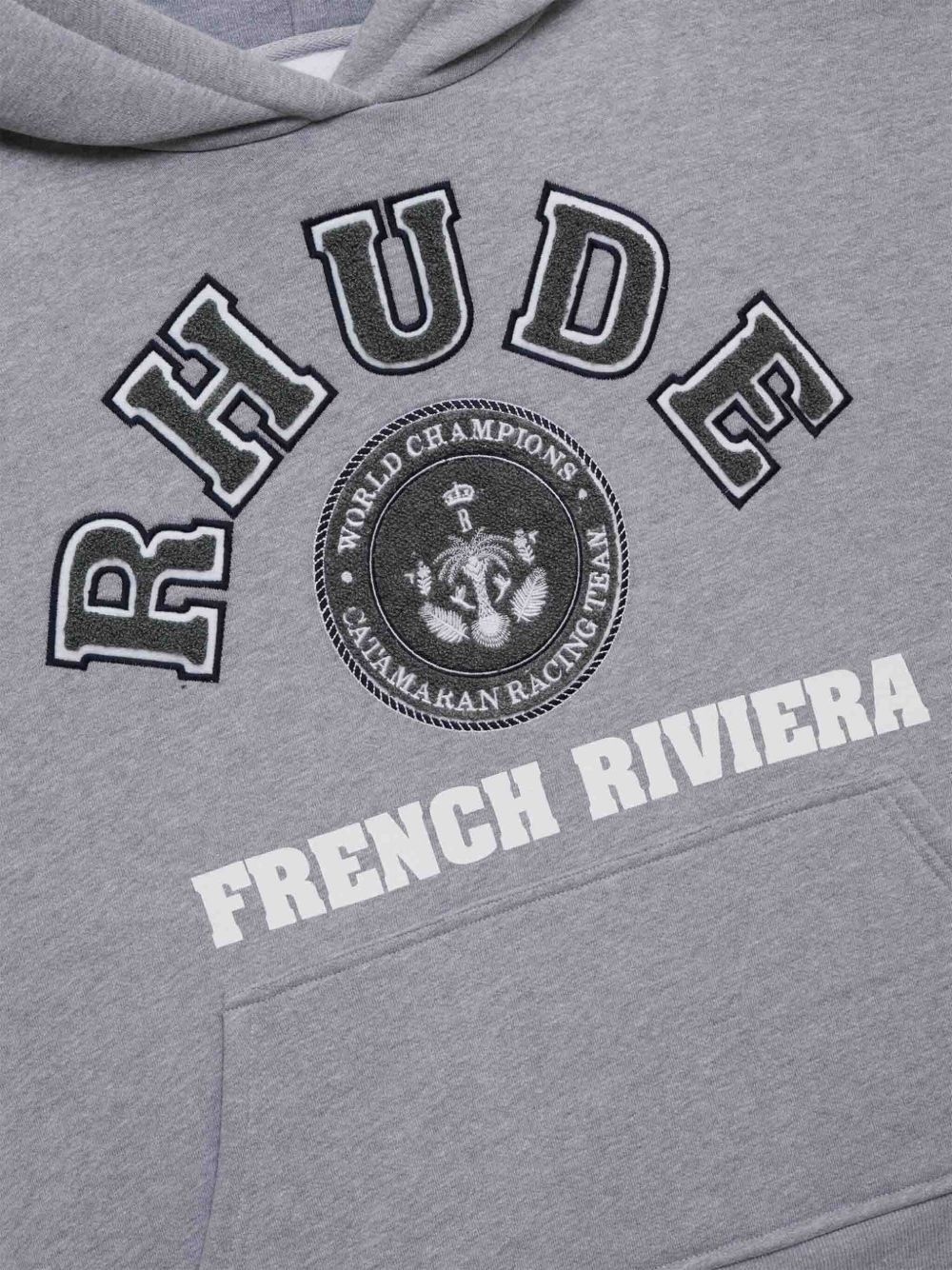 logo-print hoodie - 3