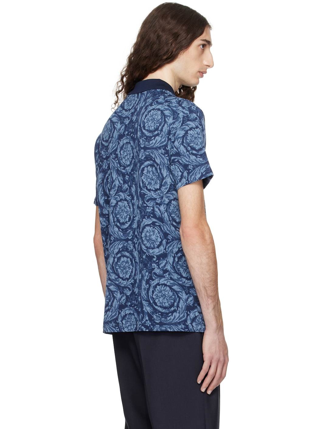 Blue Barocco Polo - 3