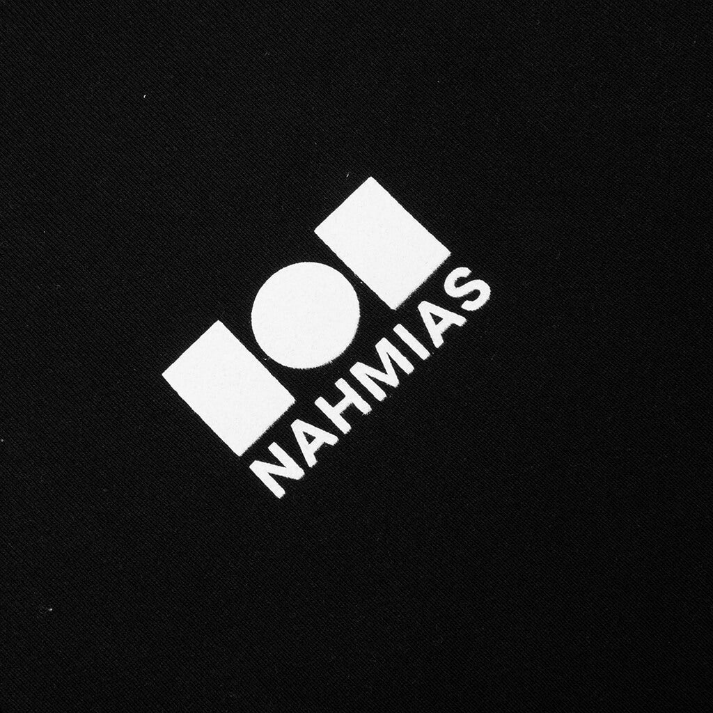 LOGO ZIP UP HOODIE - BLACK - 3