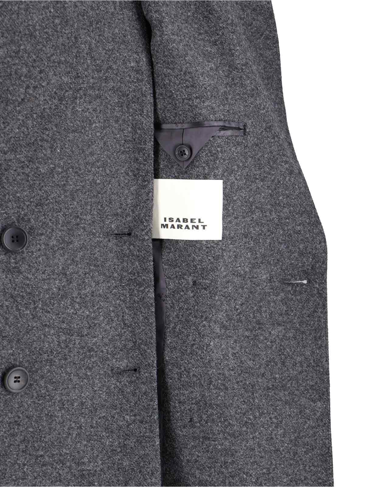 DOUBLE-BREASTED COAT - 5