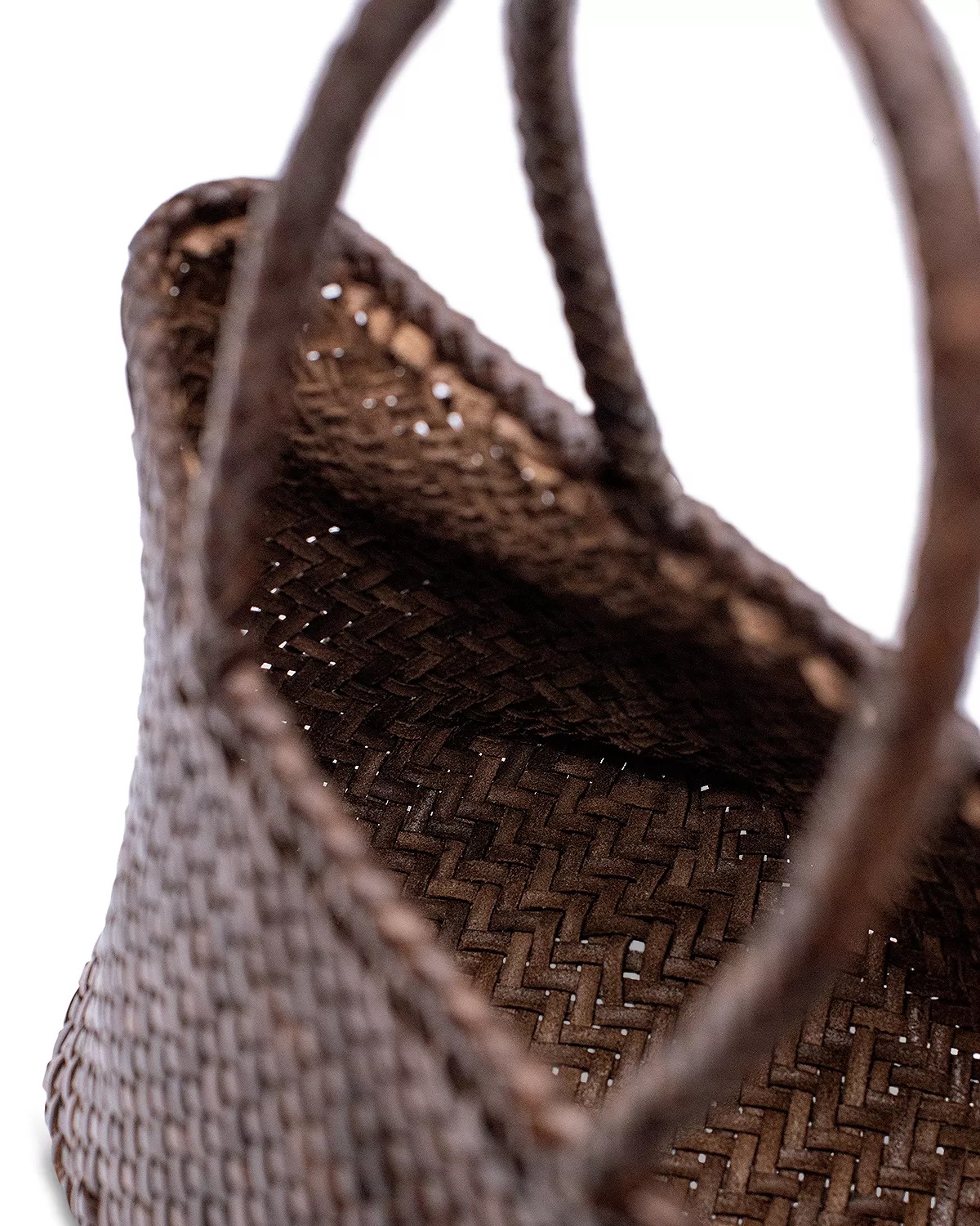 Grace Small Leather Basket - 3