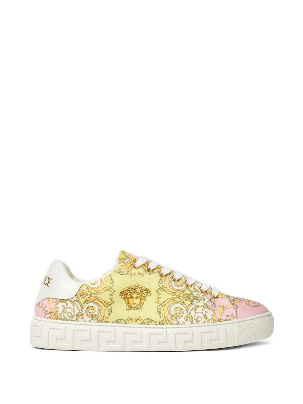 pattern platform sneakers - 1