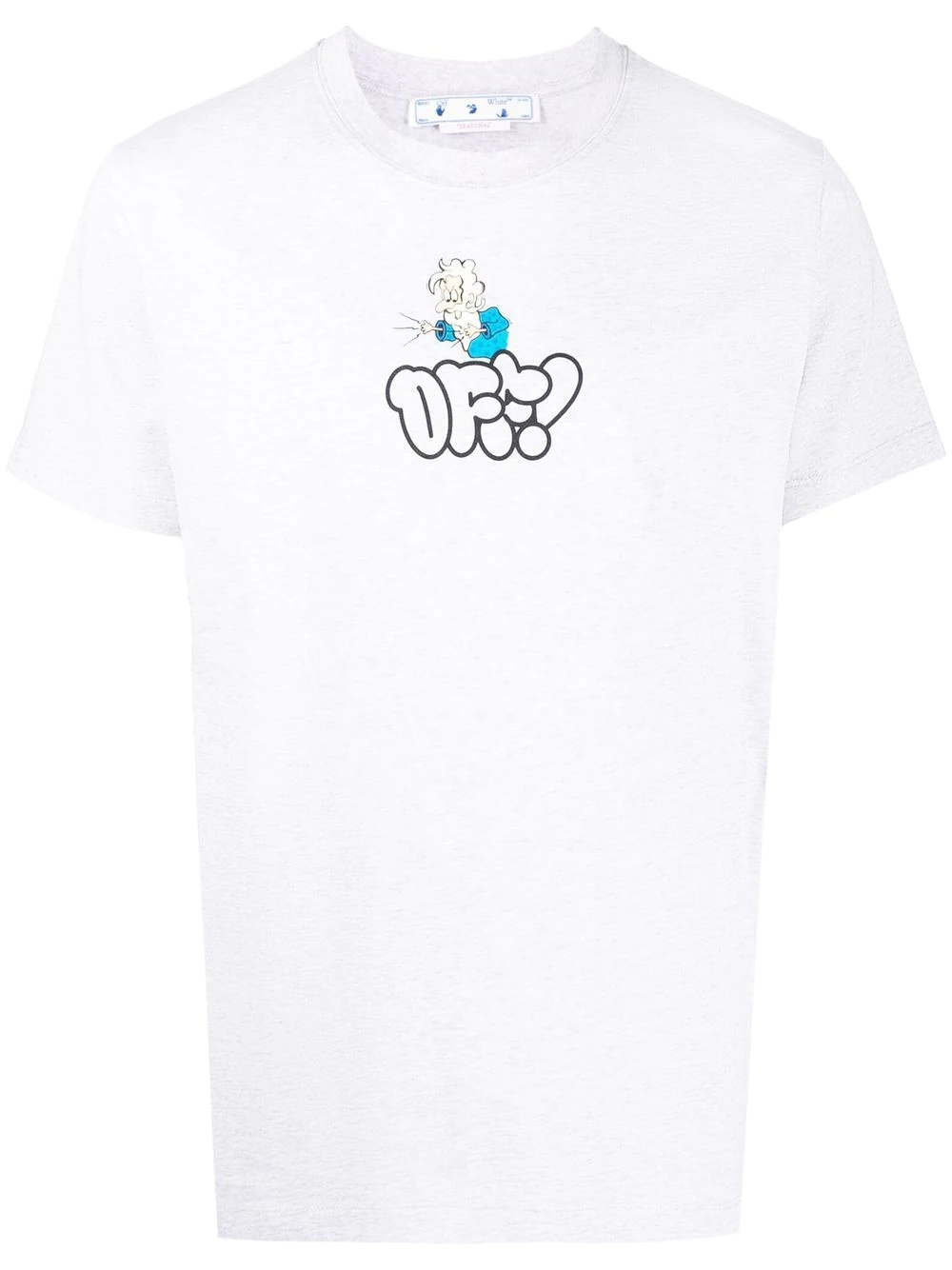 logo-print cotton T-shirt - 1