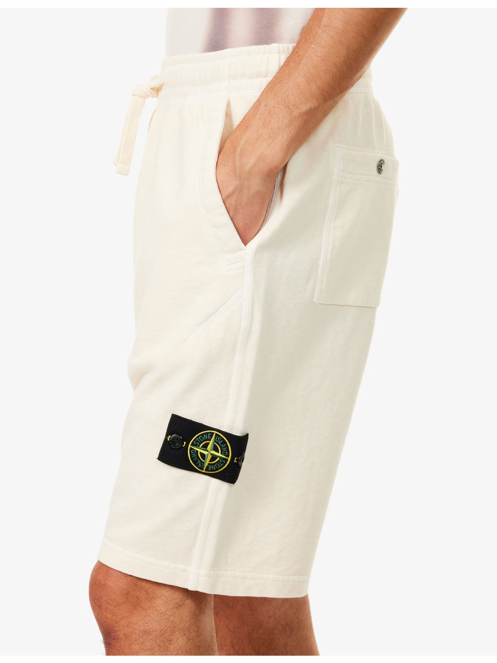 Logo-Patch Relaxed-Fit Cotton-Jersey Shorts - 5