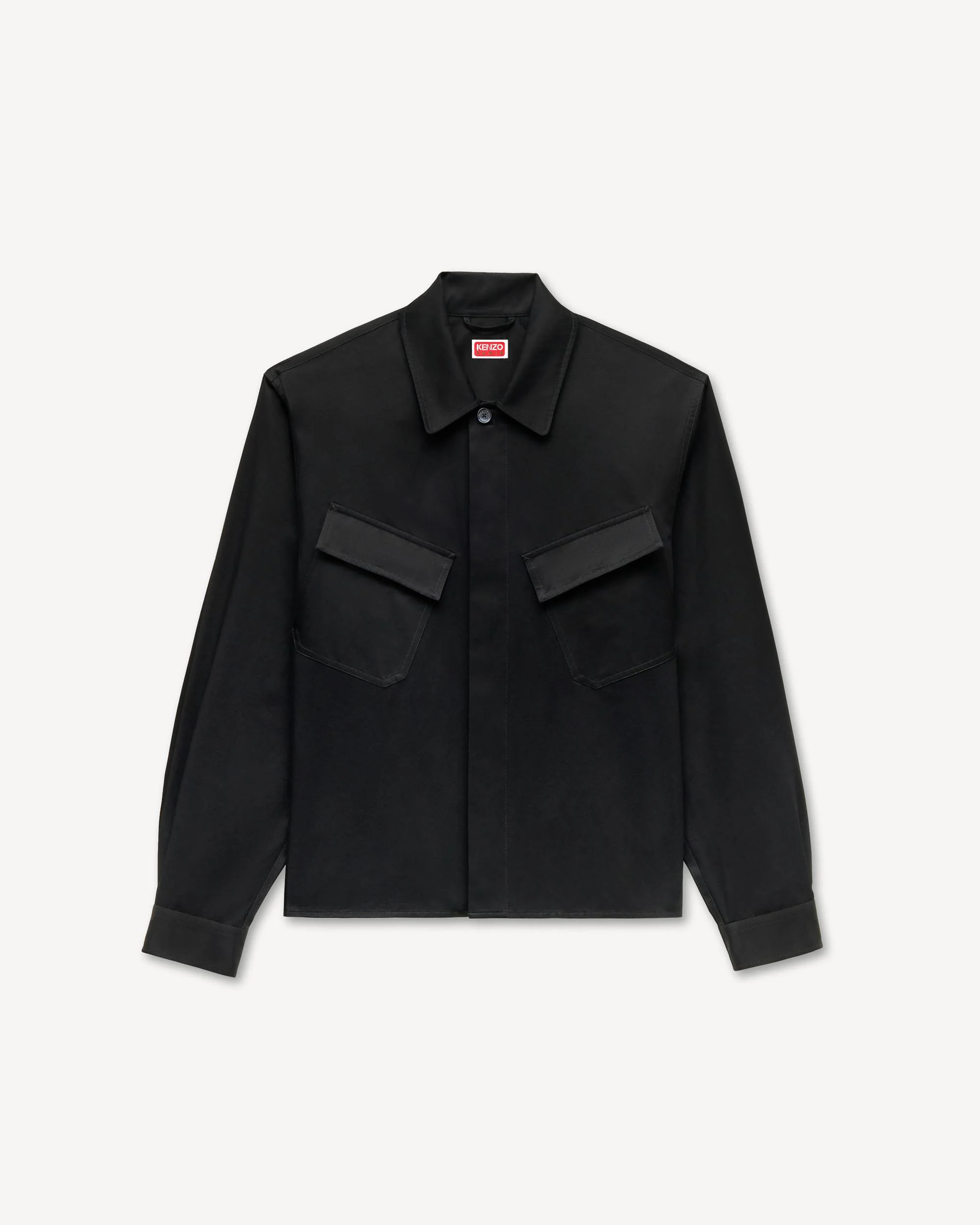 'KENZO Signature' overshirt in cotton - 1