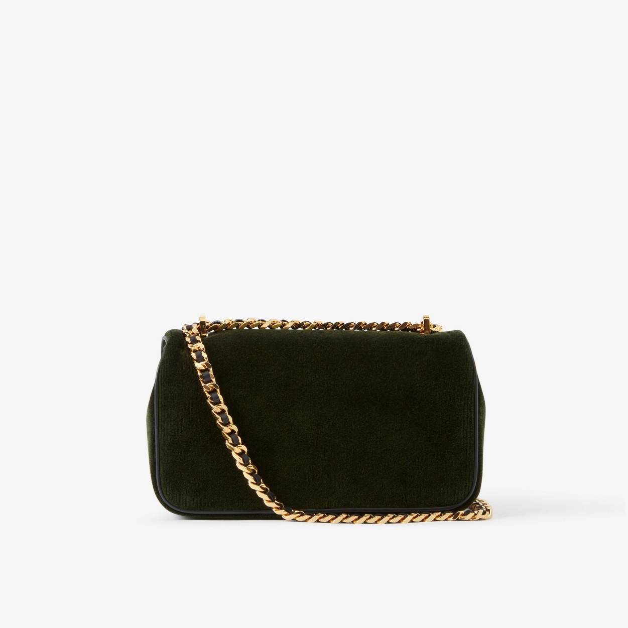 EKD Motif Velvet Small Lola Bag - 3