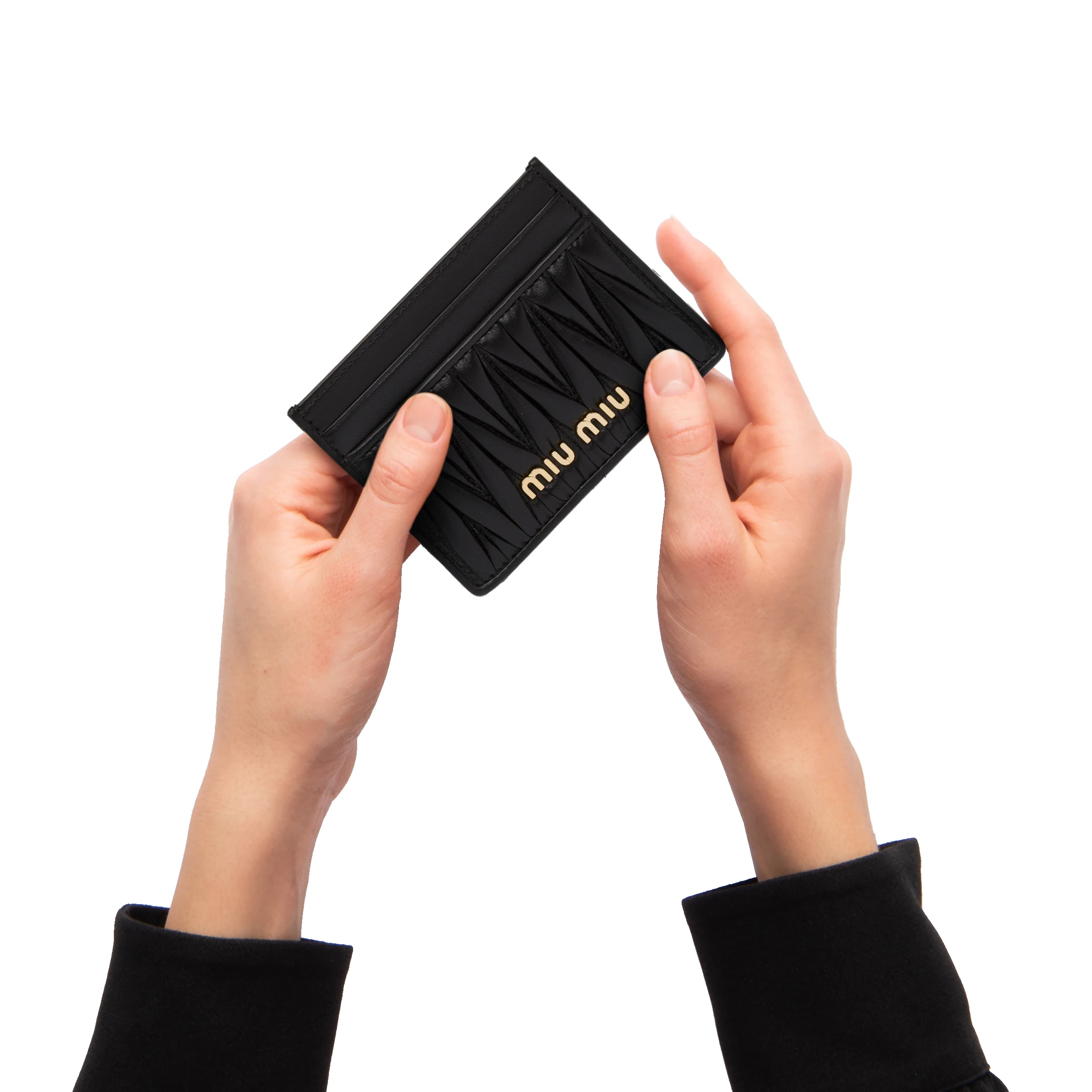 Nappa leather card holder - 2