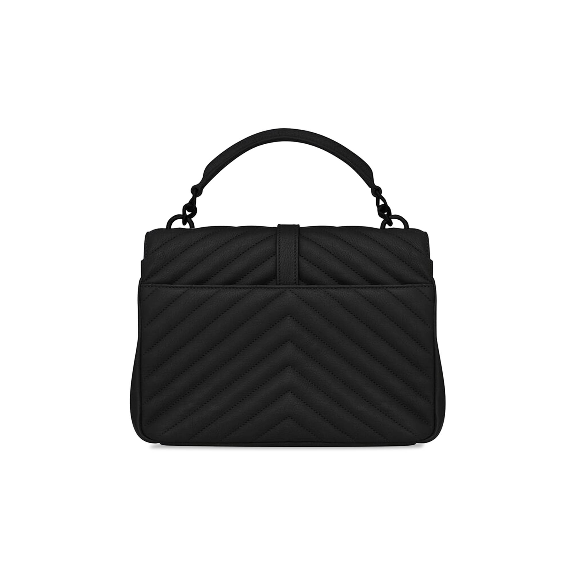 Saint Laurent Medium College Shoulder Bag 'Nero' - 2