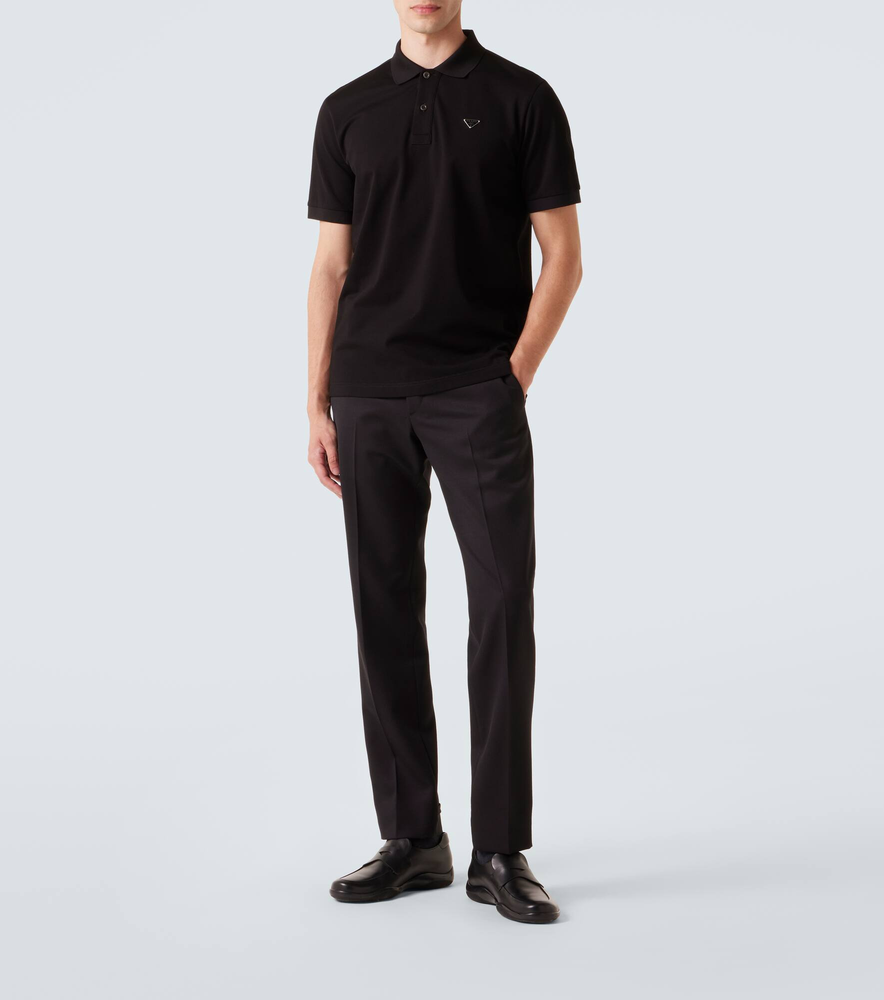 Logo cotton polo shirt - 2