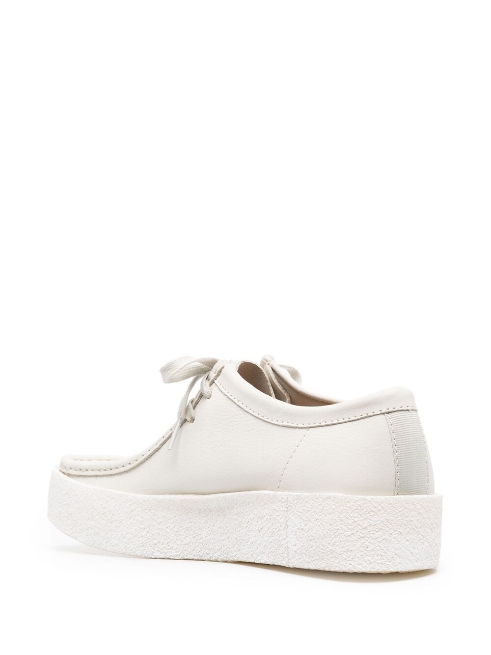 Wallabee lace-up leather shoes - 3