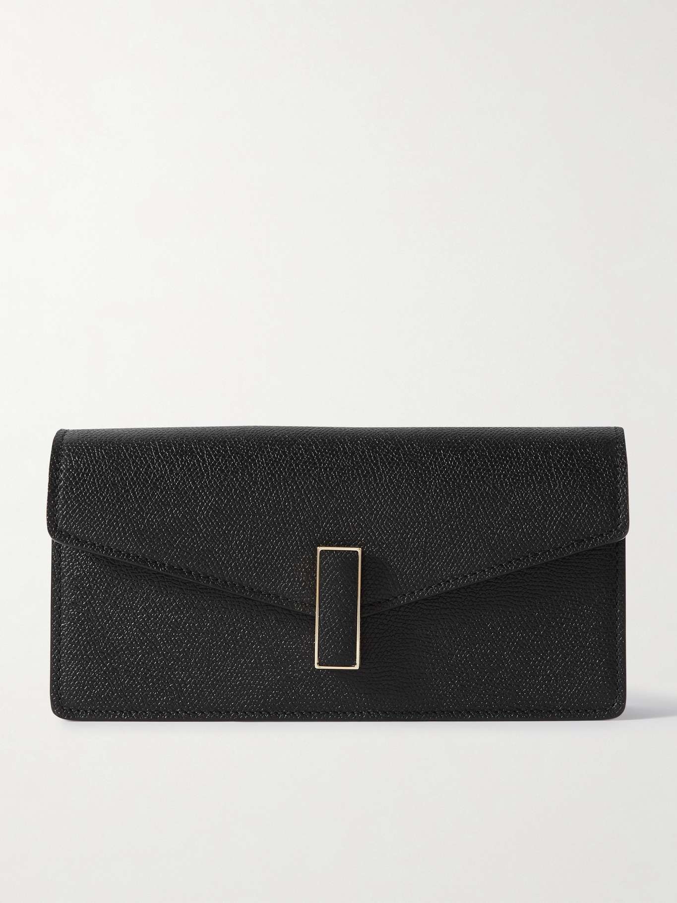 Valextra Iside textured-leather clutch | REVERSIBLE