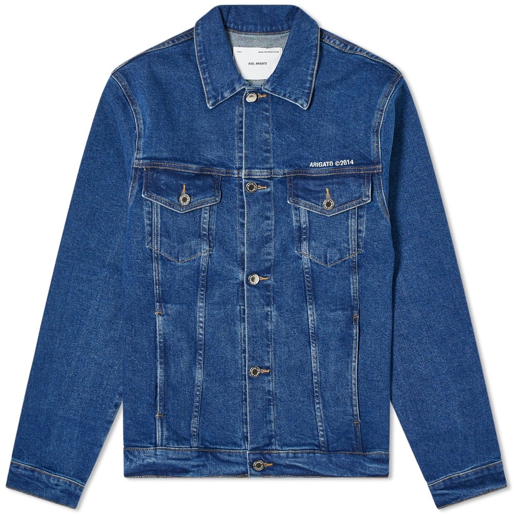 Axel Arigato Monogram Tori Bird Standard Denim Jacket - 1