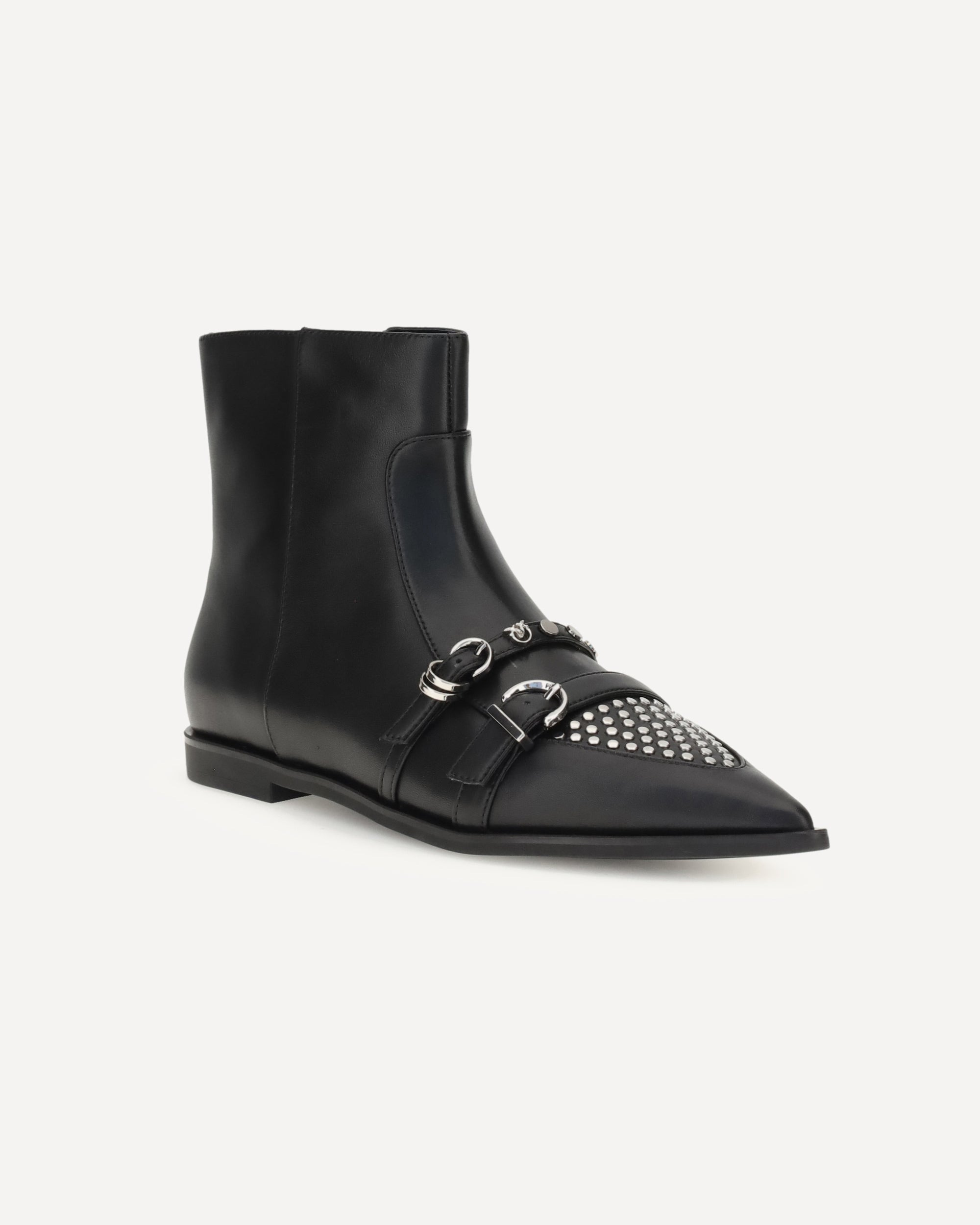 Studded Ankle Boots - 2