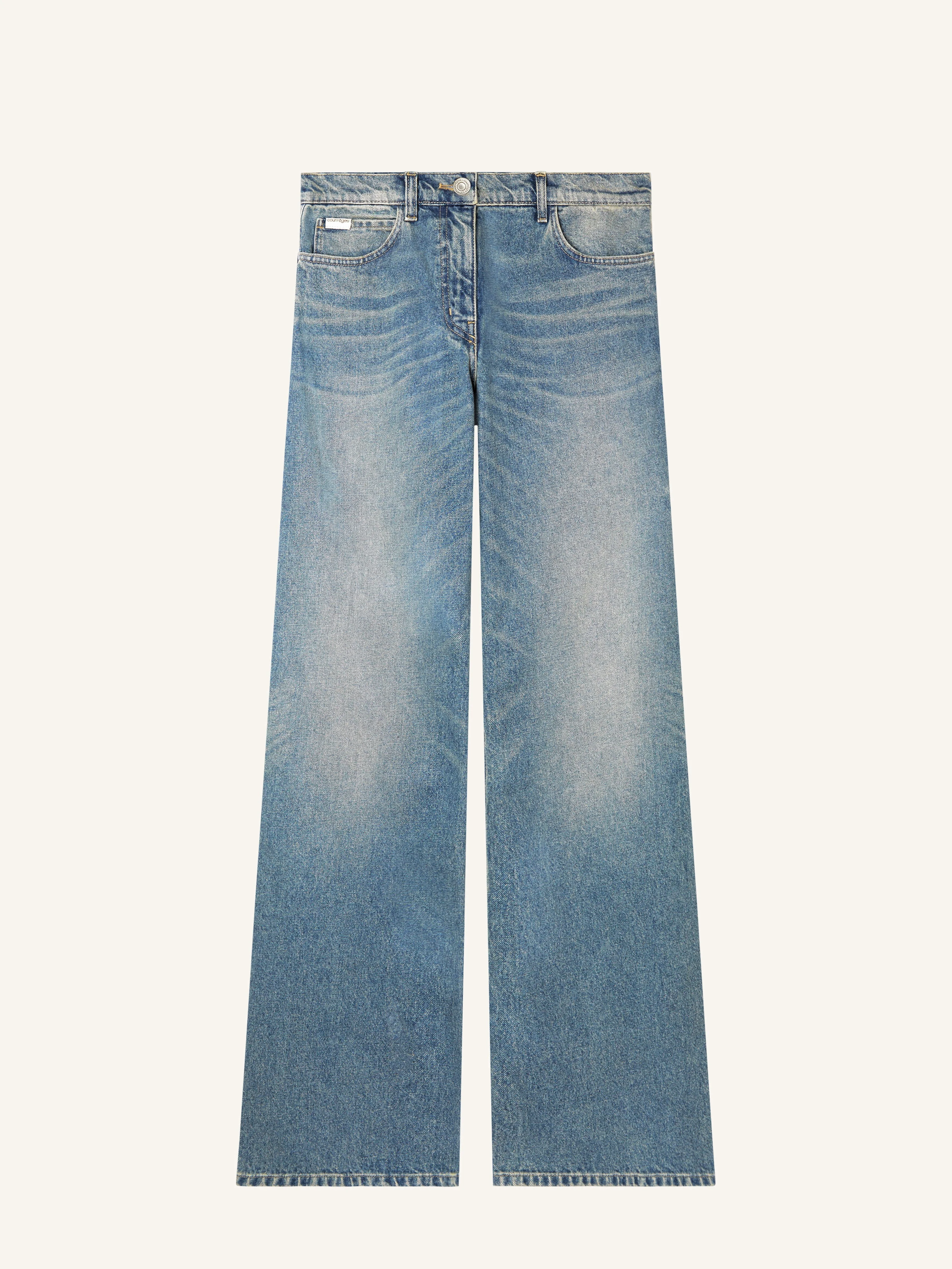 HAMMER DENIM BAGGY PANTS - 1
