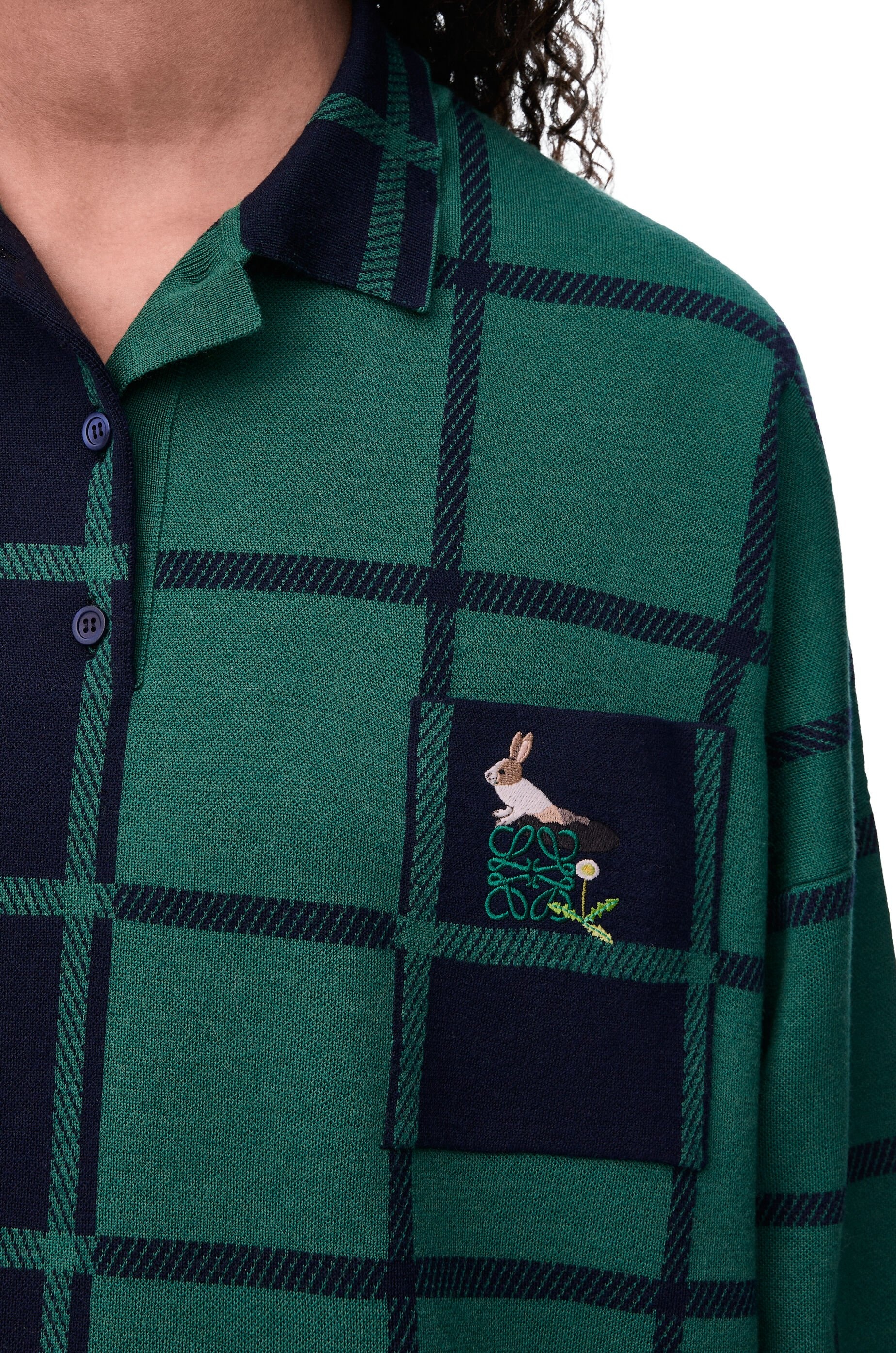 Polo sweater in wool and cashmere - 5