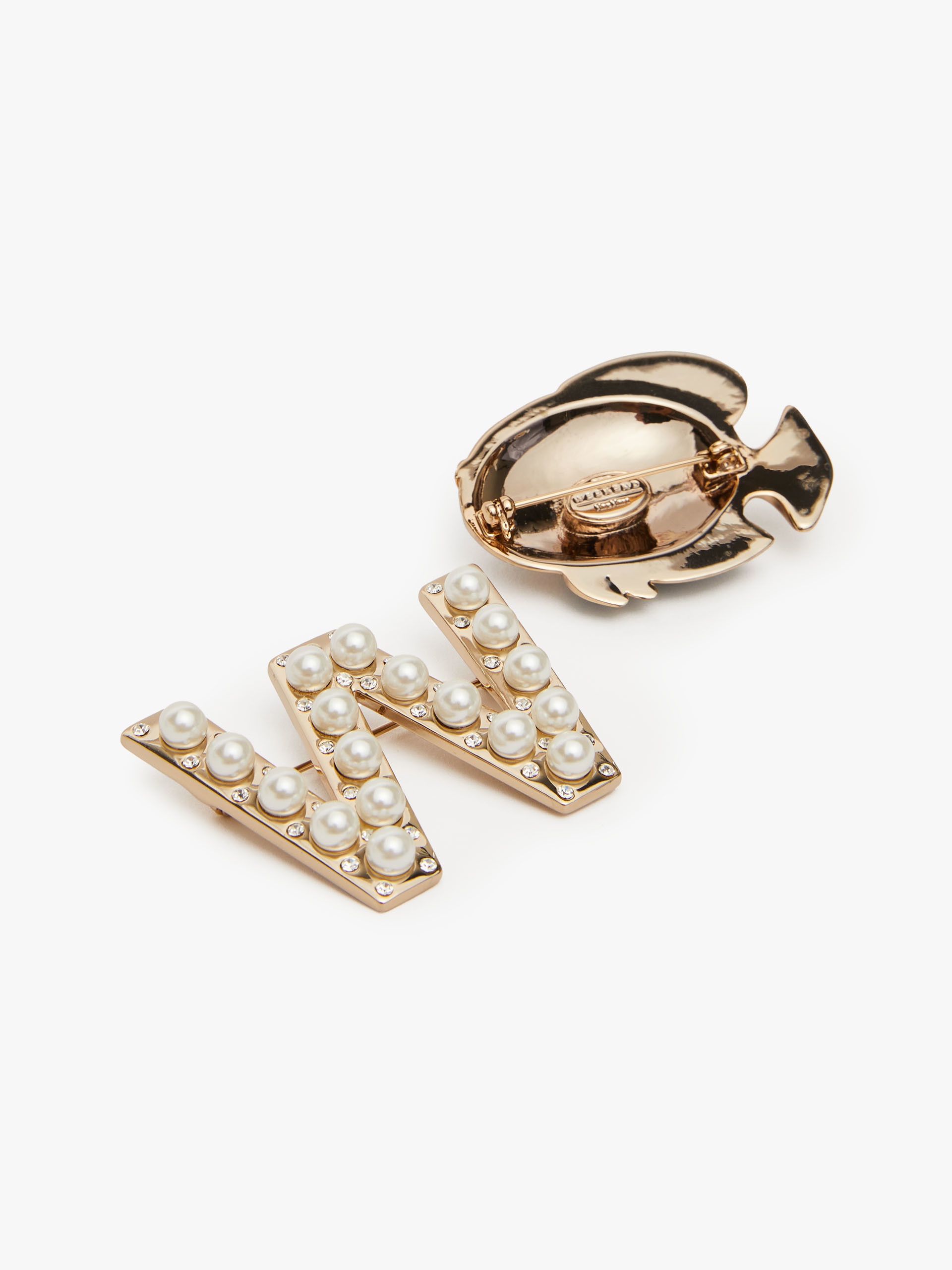 IDEO Set of 2 metal brooches - 2