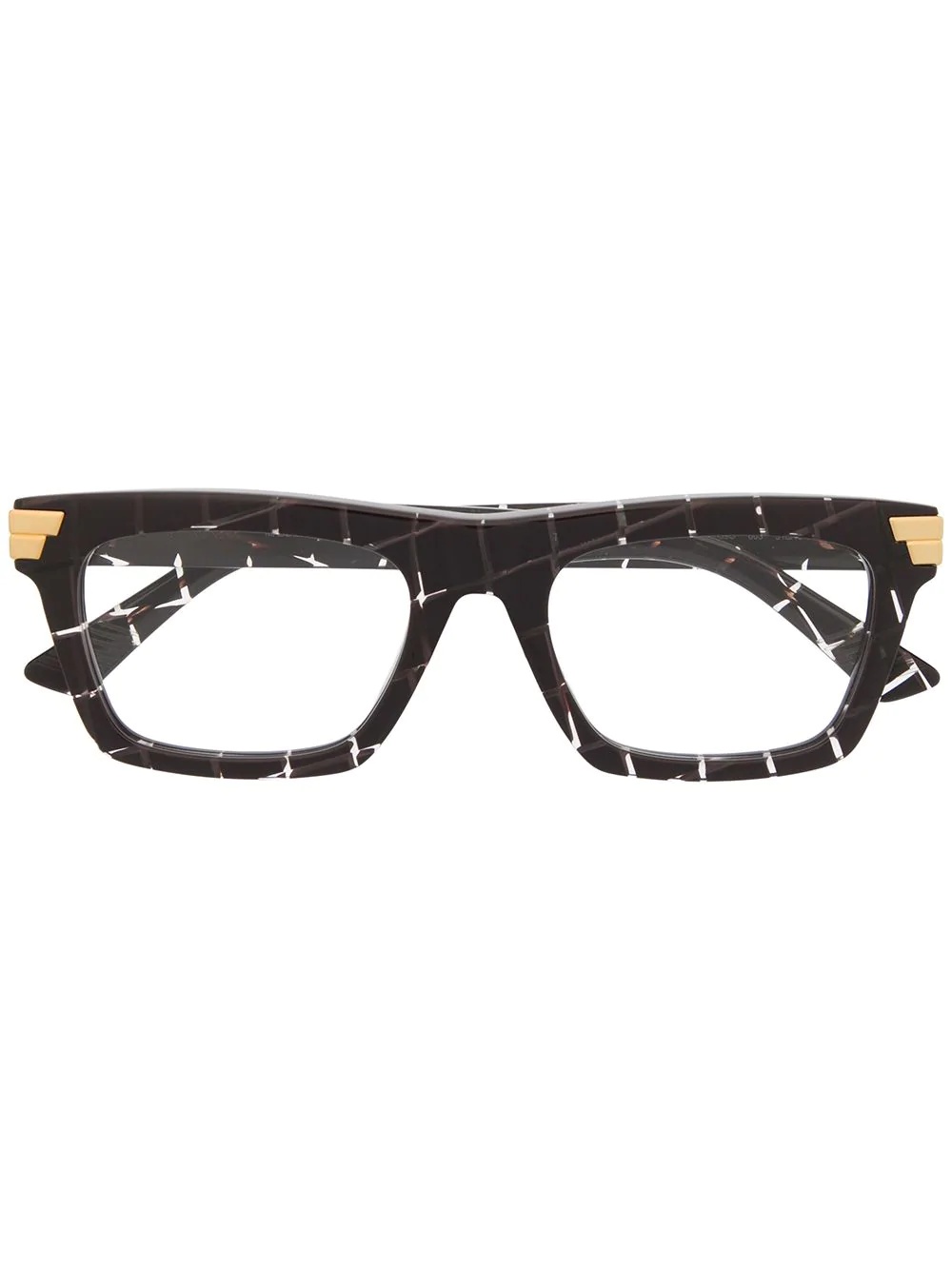 rectangular frame glasses - 1