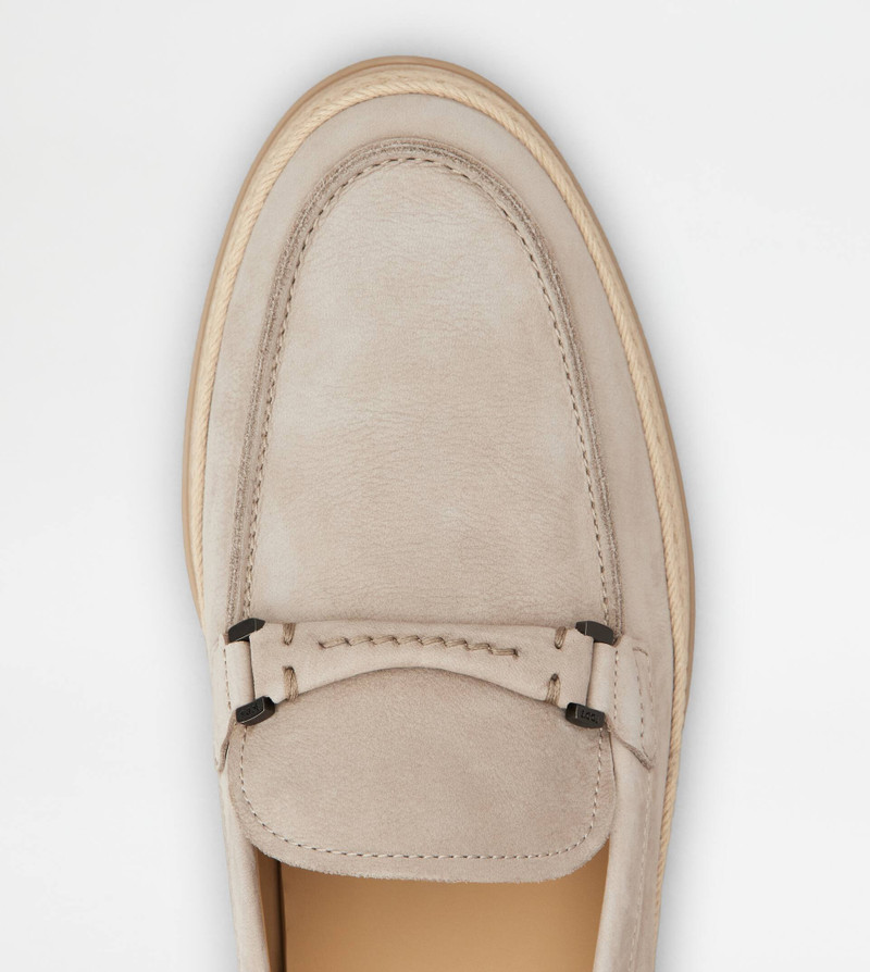 LOAFERS IN NUBUCK - BEIGE 5