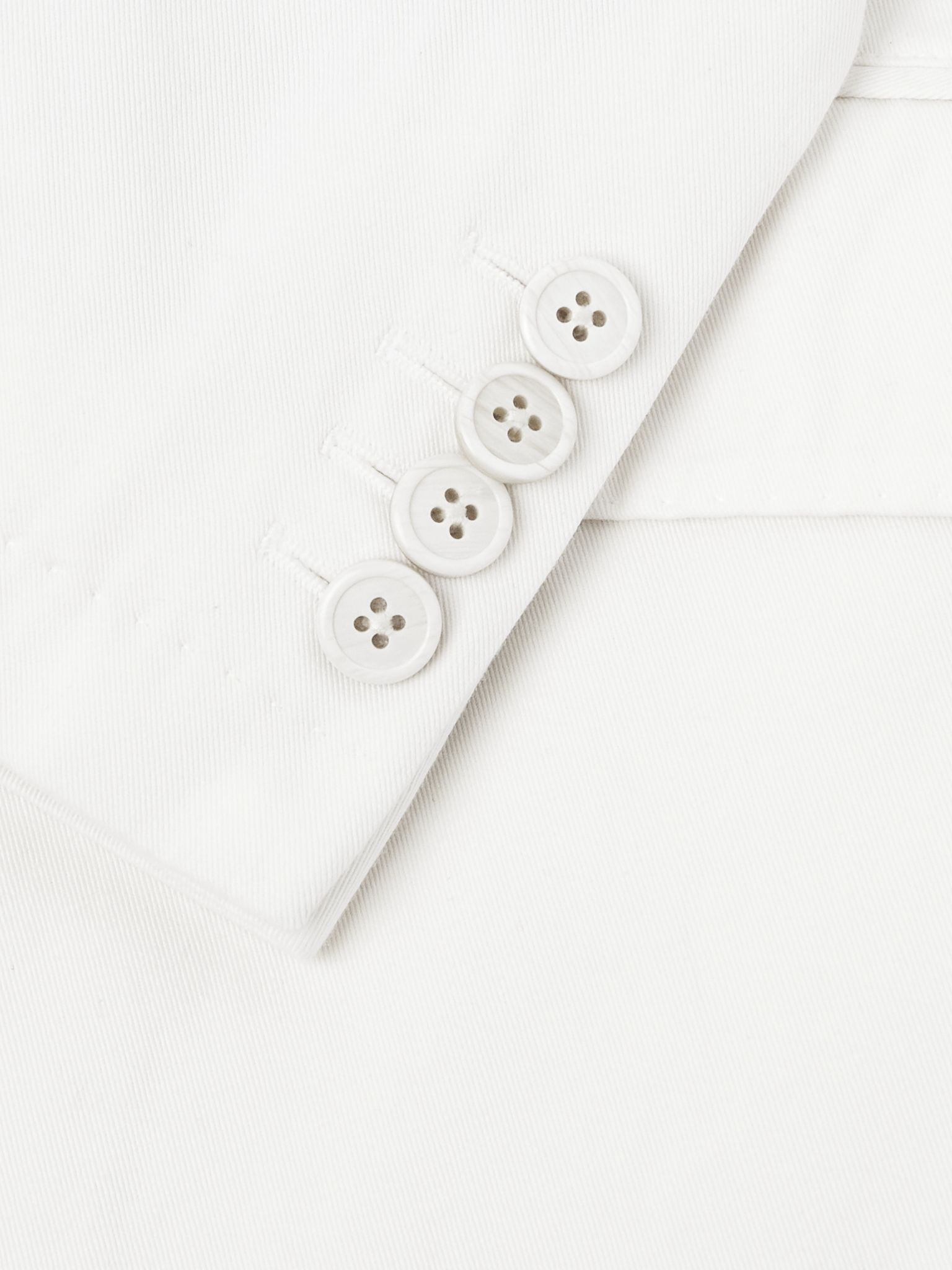 Cotton-Twill Blazer White - 5