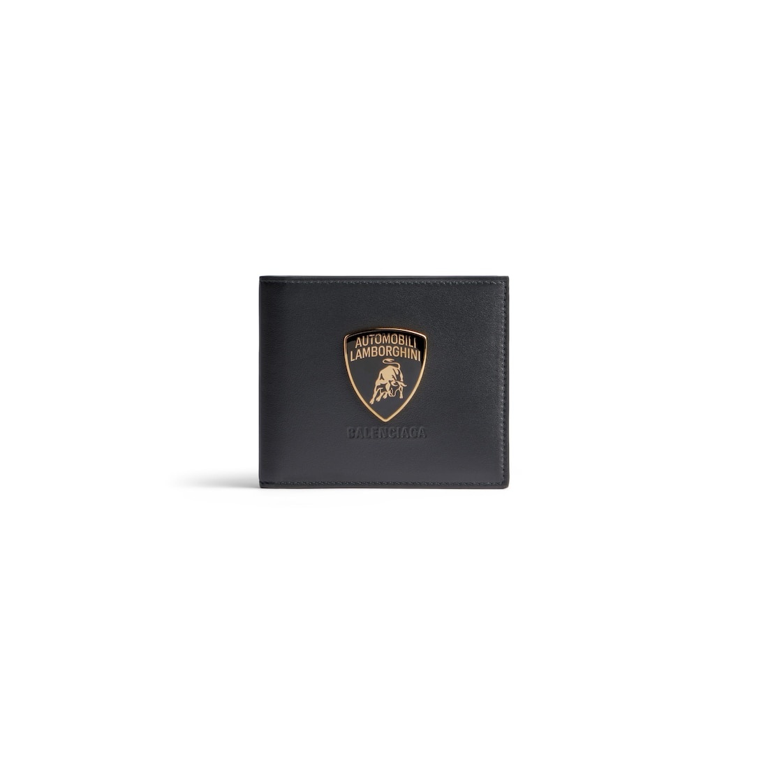 Men's Balenciaga | Automobili Lamborghini Square Folded Wallet  in Black - 1