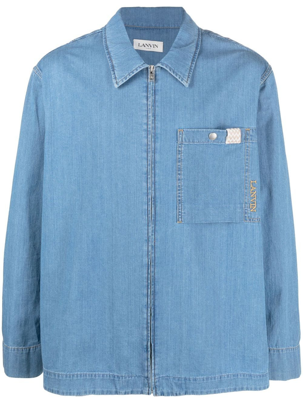 Lanvin Shirts Clear Blue - 1