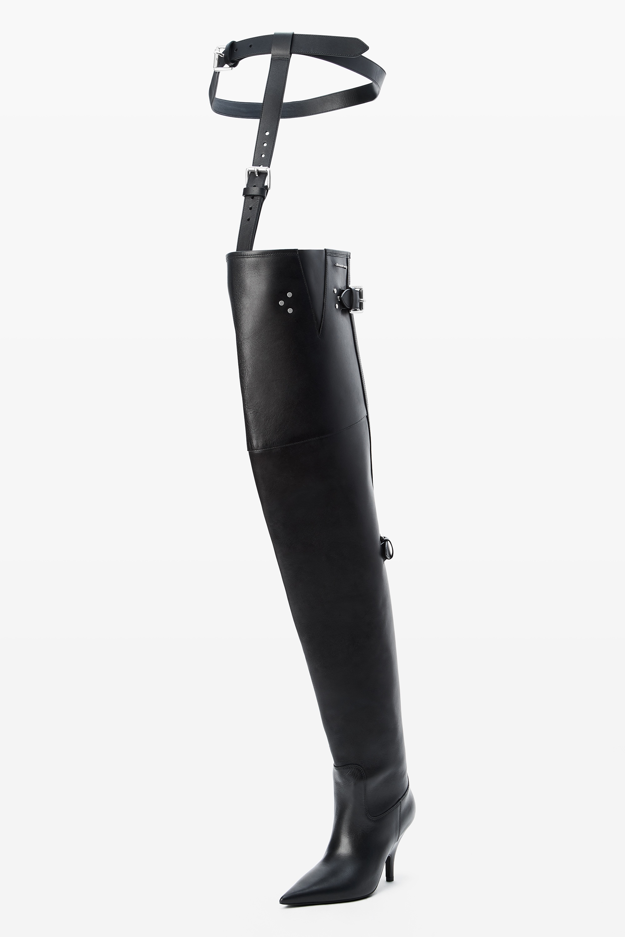 Diablo Thigh-High Boot in Leather - 5