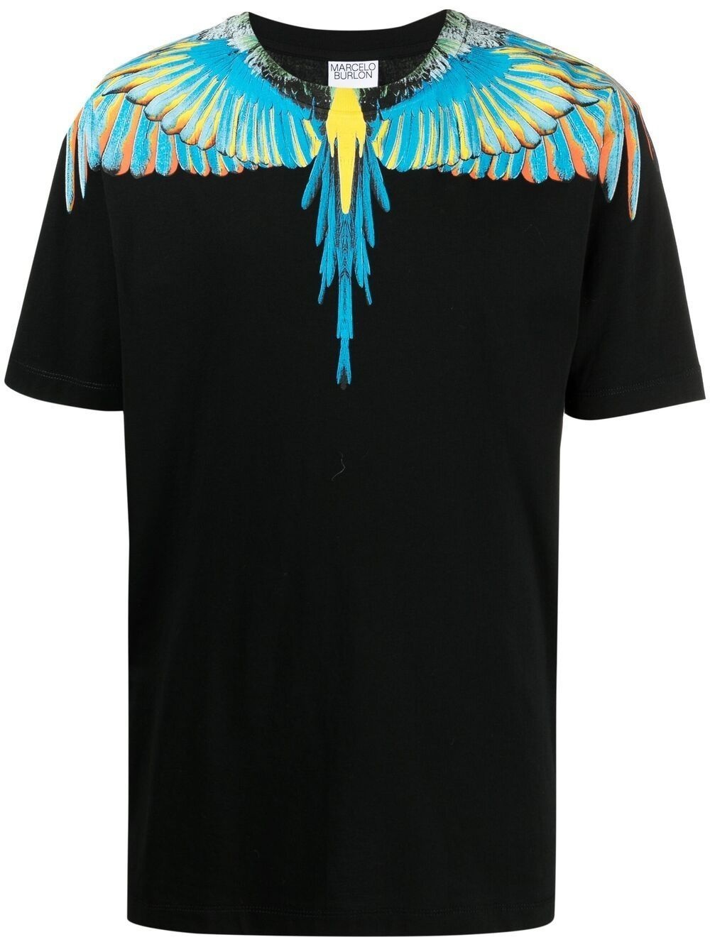 Wings print cotton T-shirt - 1