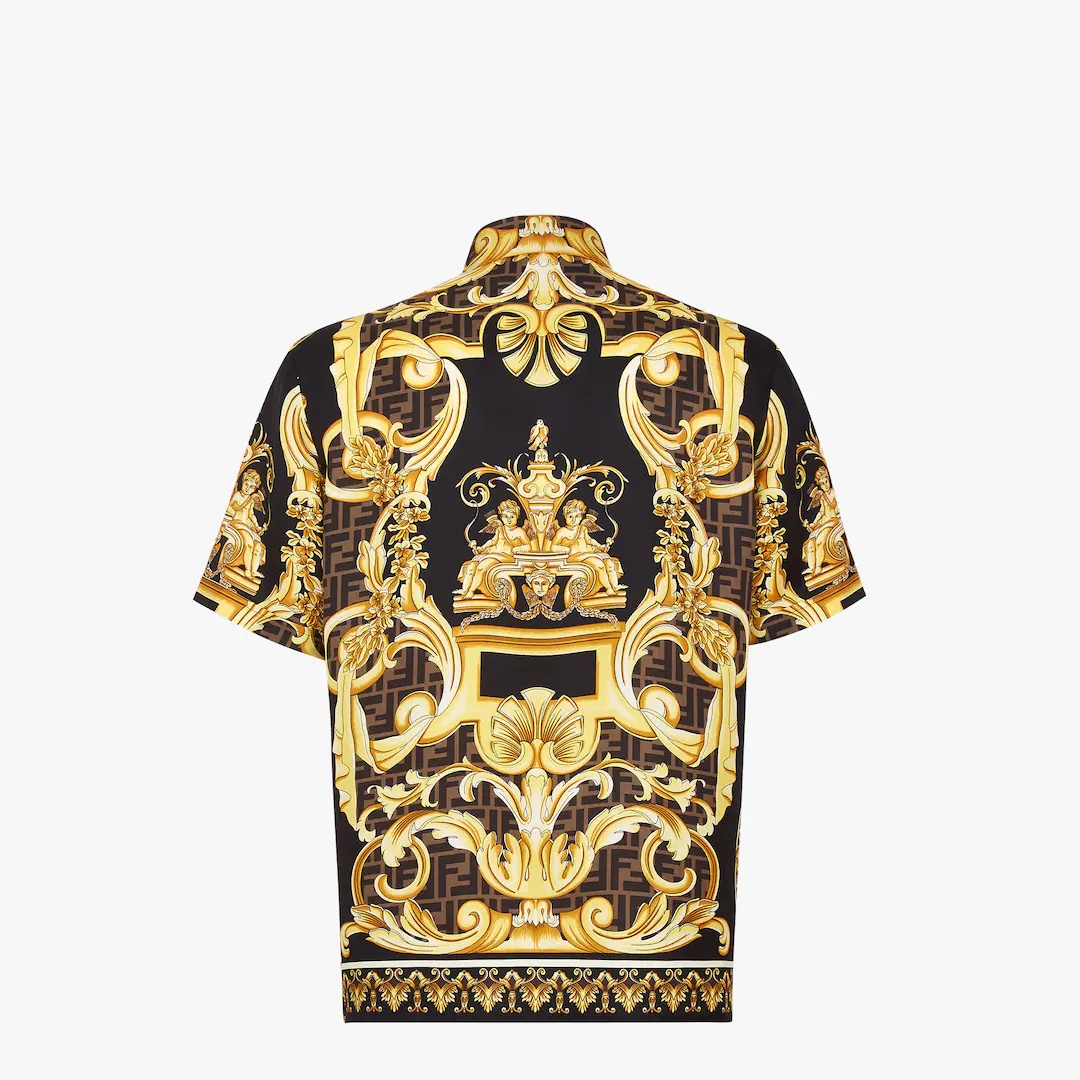 Fendace multicolor silk shirt - 2