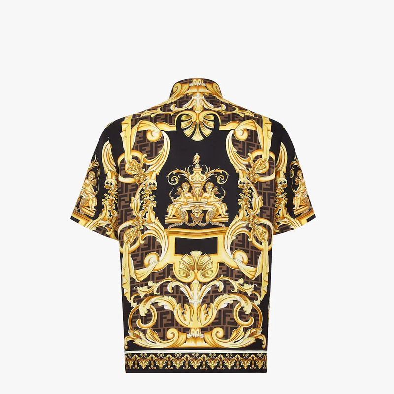 Fendace multicolor silk shirt 2