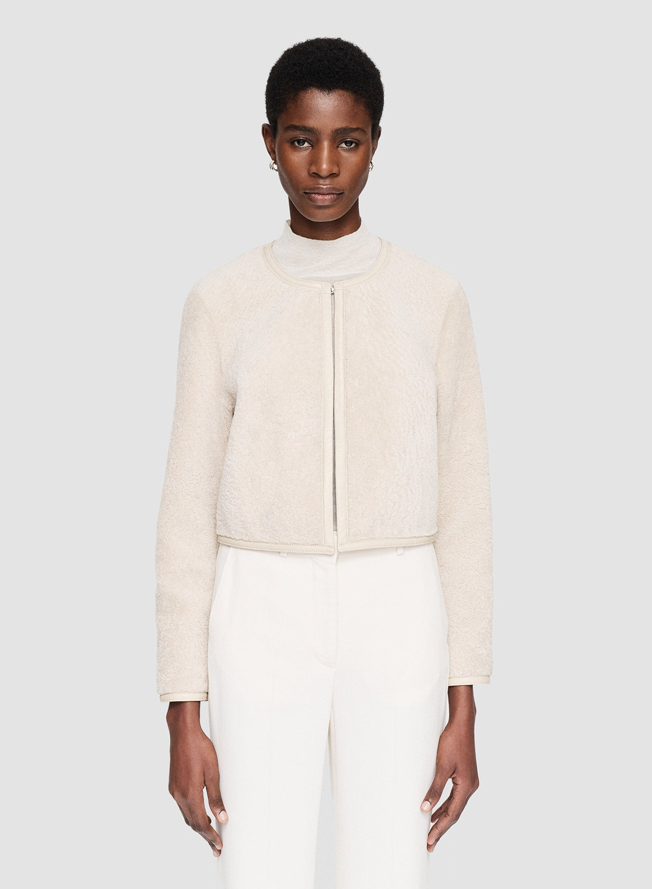 Maurice Embossed Shearling Jacket - 2