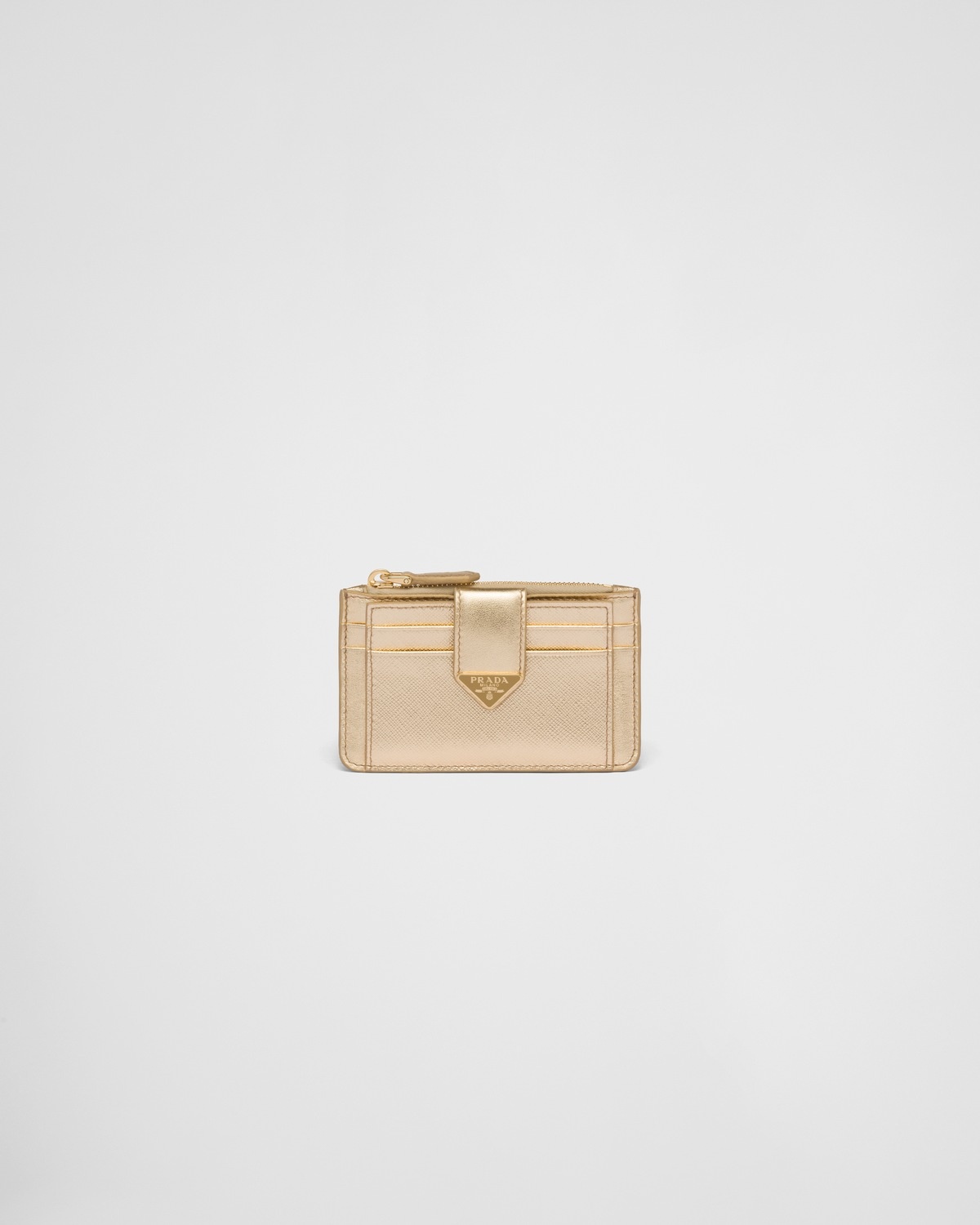 Saffiano and leather card holder - 1