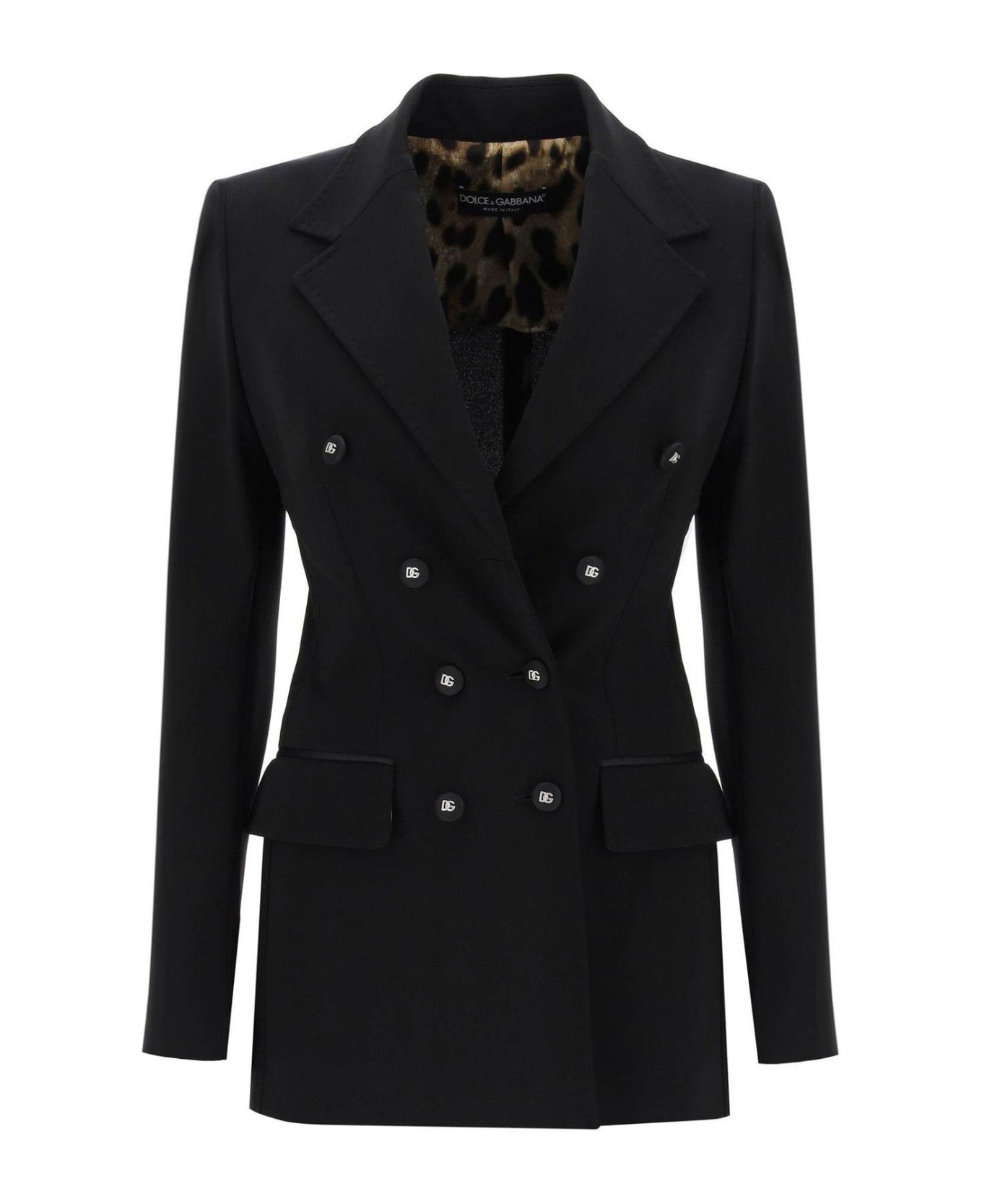 ジャケット Dolce & Gabbana Turlington Double-Breasted Wool Jacket Dolce & Gabbana Wool double-breasted Turlington jacket with