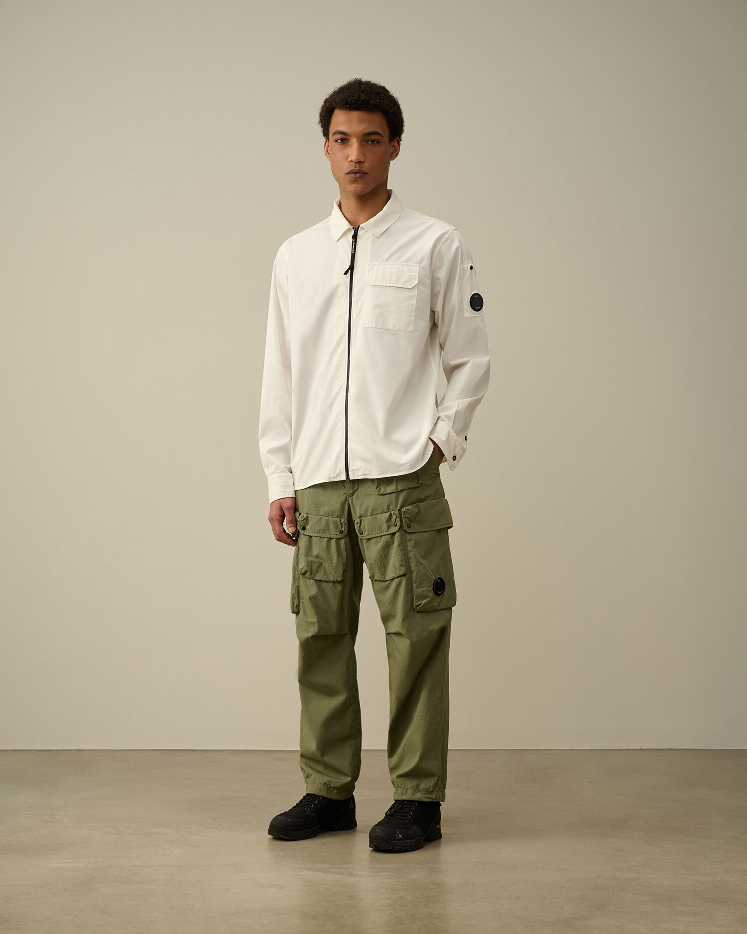 Gabardine Zipped Shirt - 6