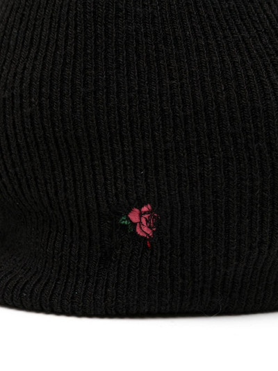 UNDERCOVER logo-embroidered ribbed beanie outlook