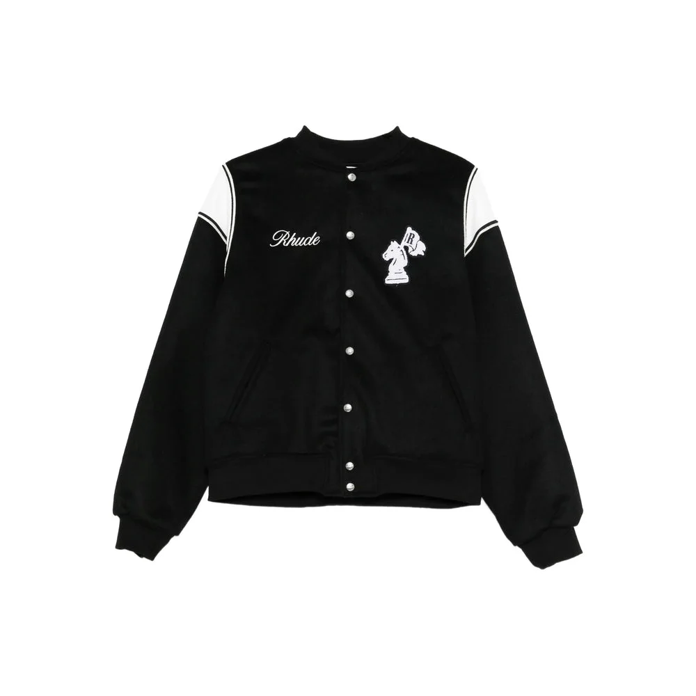 Rhude Black Jackets Men - 1