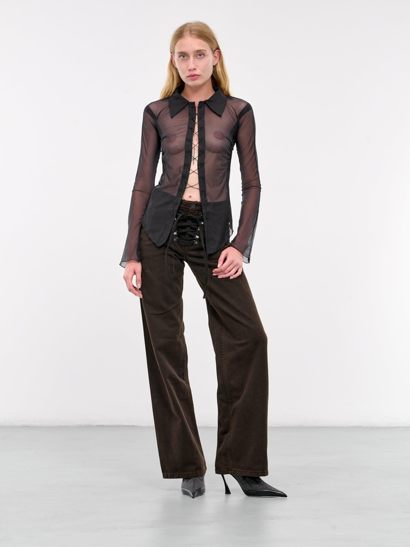 ioannes Lace Wide Leg Trousers outlook