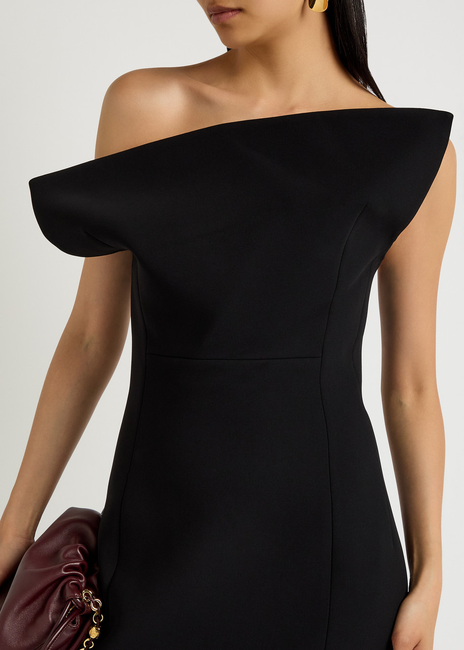 Khaite Cato Strapless Woven Midi Dress - 5