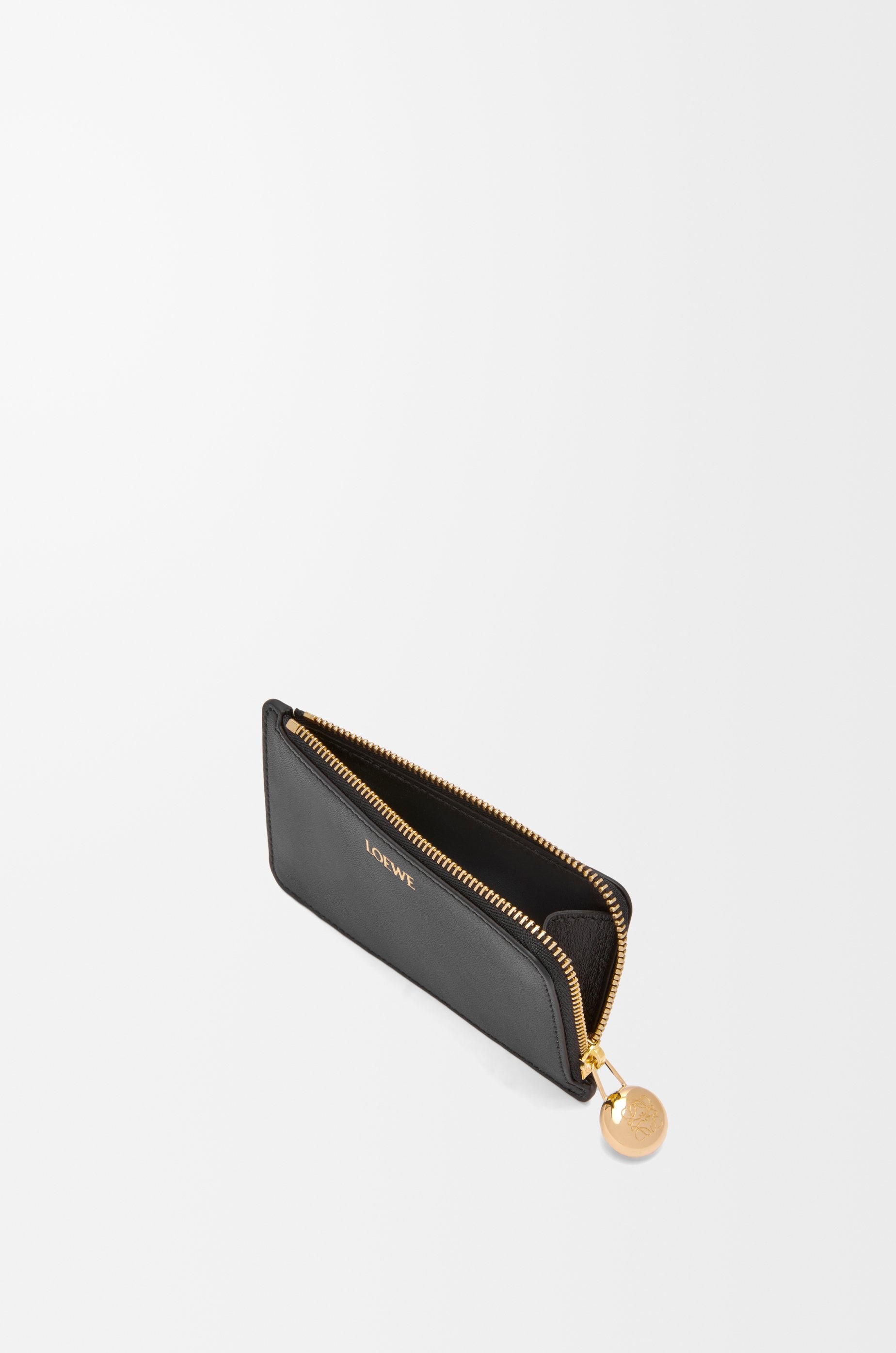 Pebble coin cardholder in shiny nappa calfskin - 3