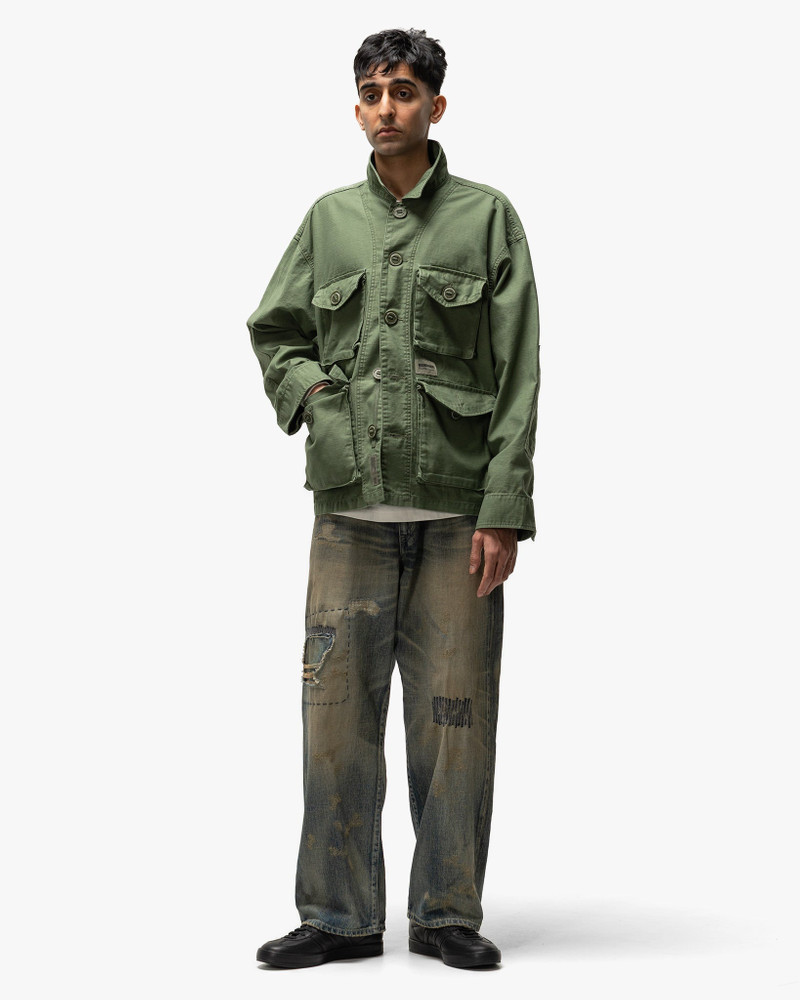 NEIGHBORHOOD BDU Shirt LS Olive Drab outlook