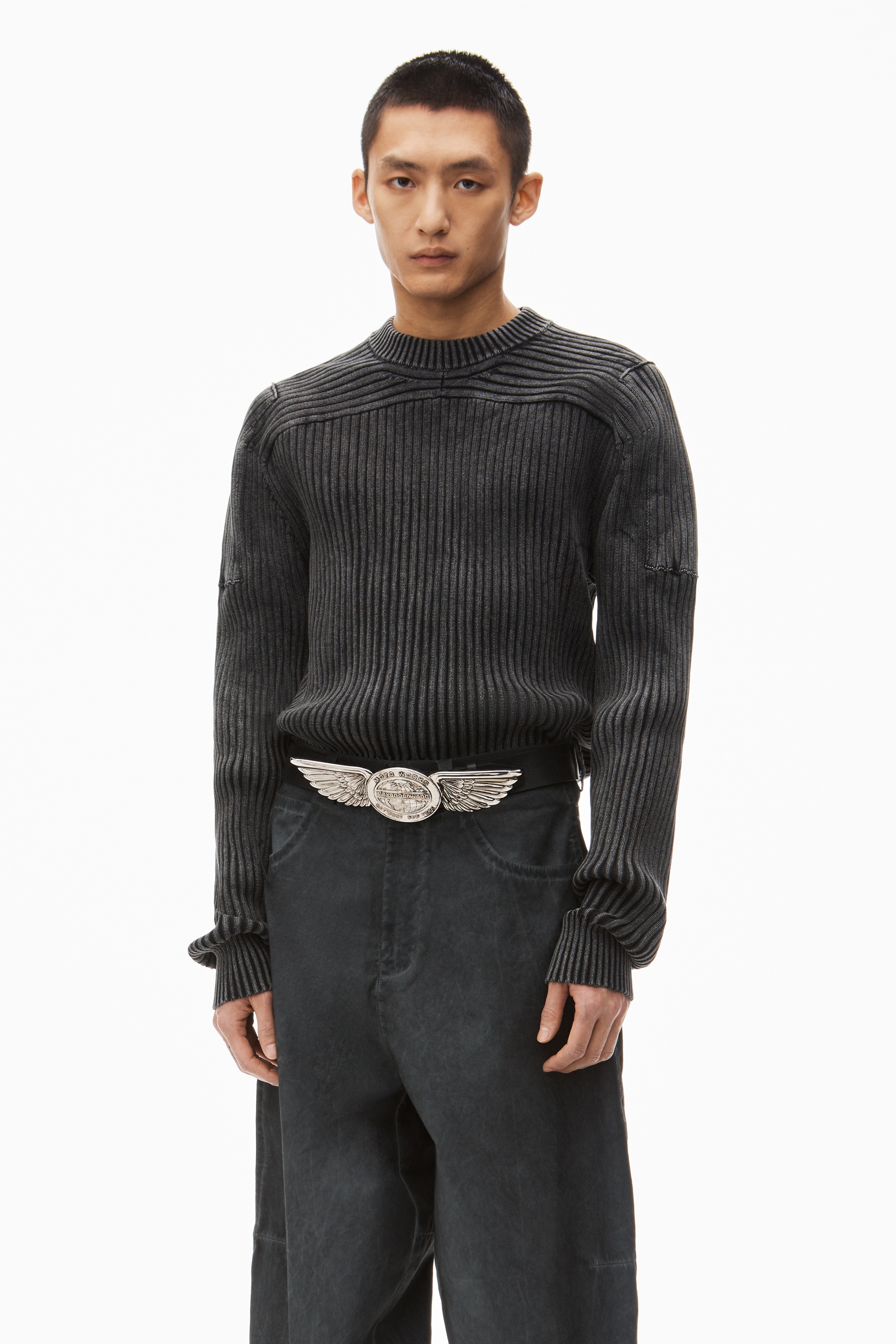 engineered 5 pocket pant in cotton - 6